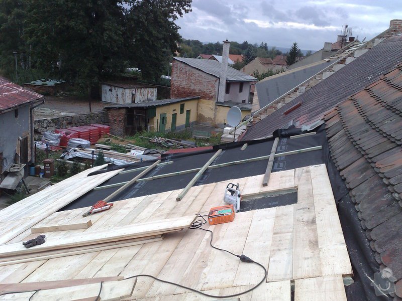 Rekontrukce střechy - dvouplášť: chod_plan_09