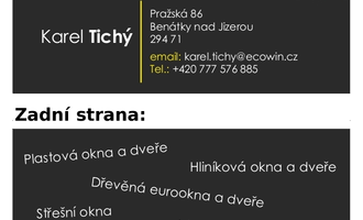 Tvorba internetové prezentace www.ecowin.cz