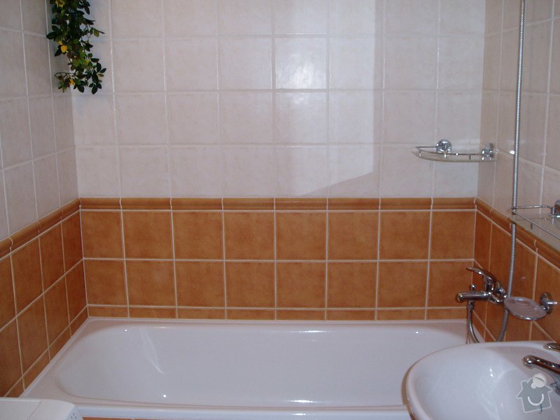 Koupelna panelákový byt.: P2270041