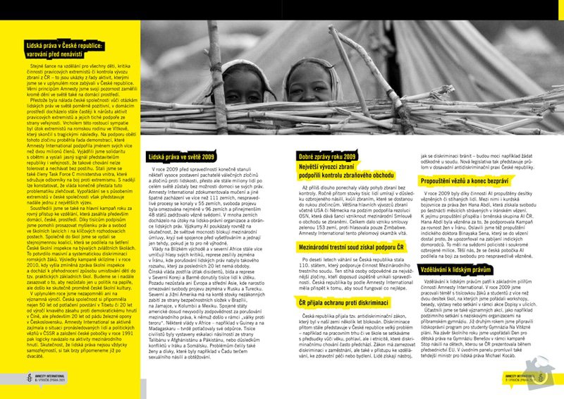 Výroční zpráva Amnesty International 2009: 06-07_Vyrocni_zprava_AI_2009
