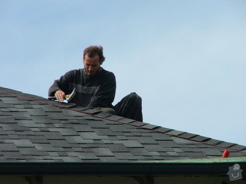 Oprava a dokončení střechy - pokrytí + klempířina: DSCF7081