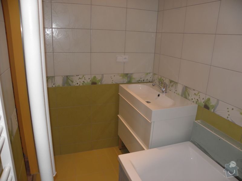 Rekonstrukce koupelny,vestavěné skříně : koupe5