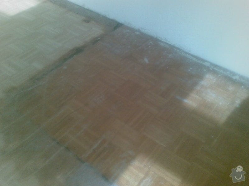 Přebroušení dřevěné podlahy a nalakování: 02042011_010_