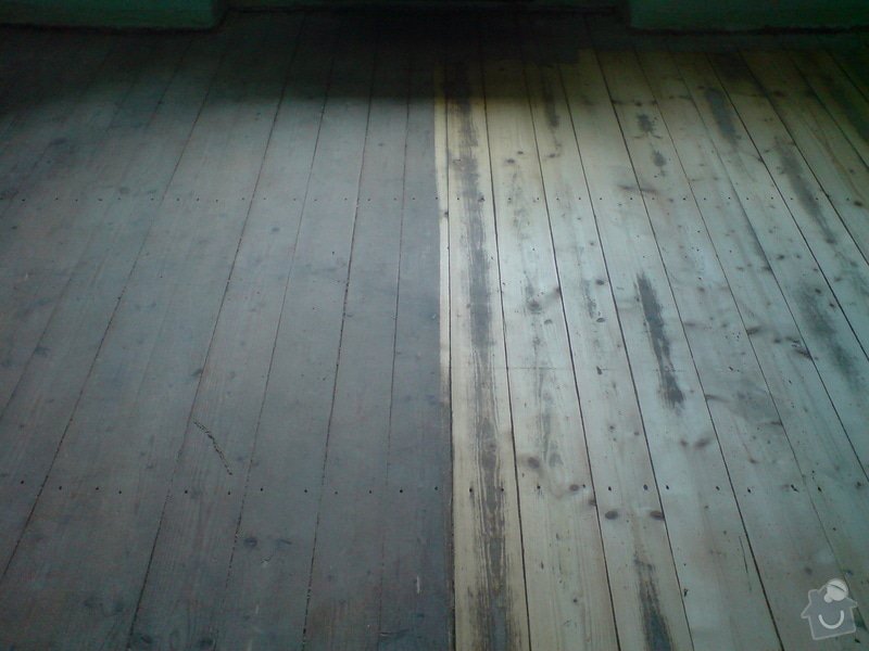 Renovace dubových parket a smrk. podlahy : DSC01793