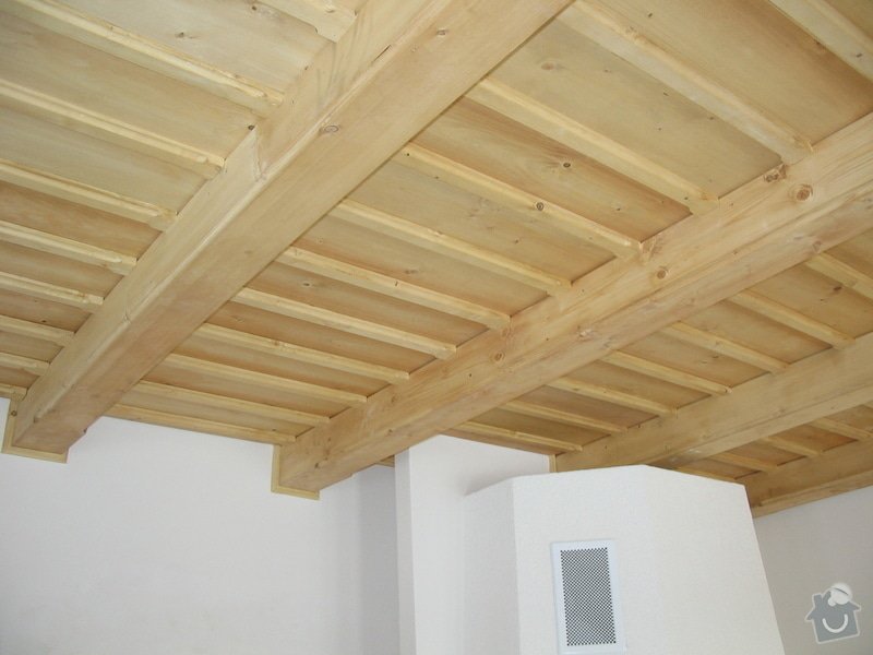 Dodávka a montáž stropního trámového obkladu do novostavby: IMG_6704
