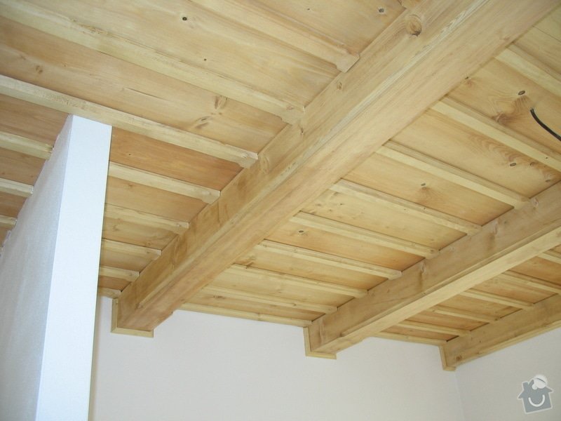 Dodávka a montáž stropního trámového obkladu do novostavby: IMG_6712