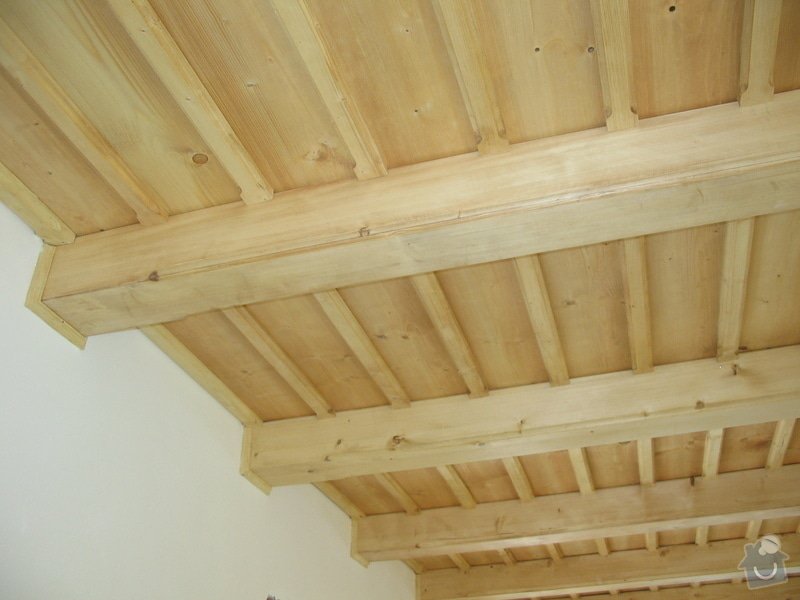 Dodávka a montáž stropního trámového obkladu do novostavby: IMG_6713