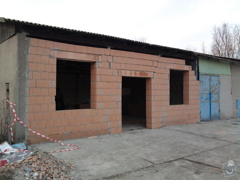 Přístavba kovárny v areálu ČD: Fotografie0055