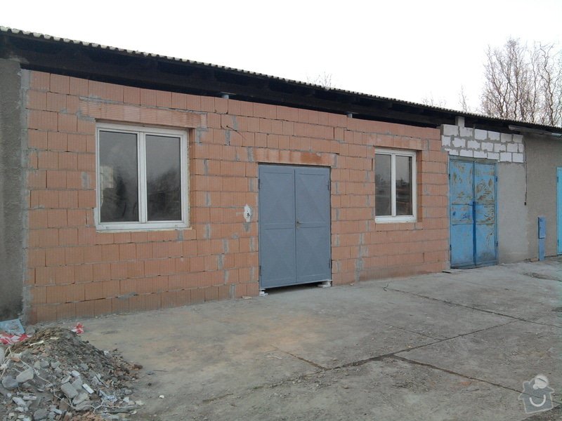 Přístavba kovárny v areálu ČD: Fotografie0061