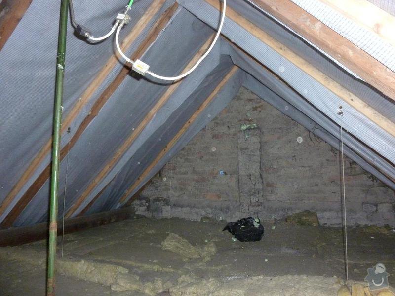 Rekonstrukce stropu a podlahy  v půdním prostoru: P1020499