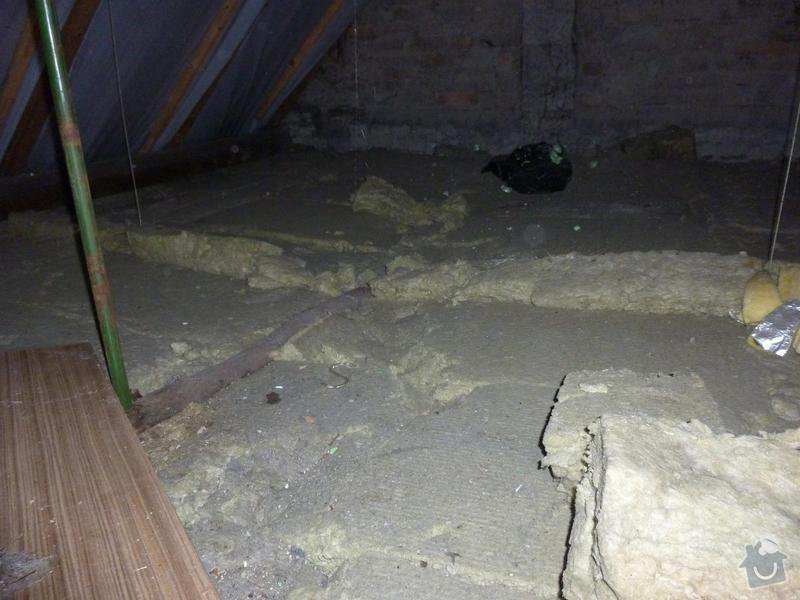 Rekonstrukce stropu a podlahy  v půdním prostoru: P1020500
