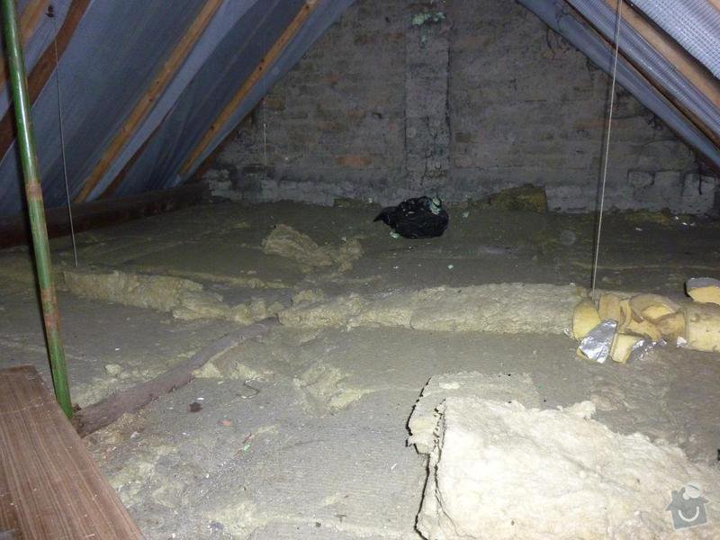 Rekonstrukce stropu a podlahy  v půdním prostoru: P1020505