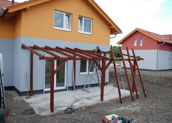 Zastřešená pergola 7m x 3,5m