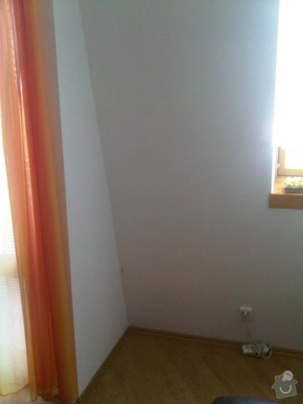 Oprava tepelné izolace v podkrovném bytě: Zed_vystupu_na_balkon