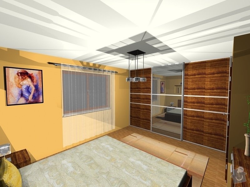 On-line návrh interiéru ložnice: Loznice3