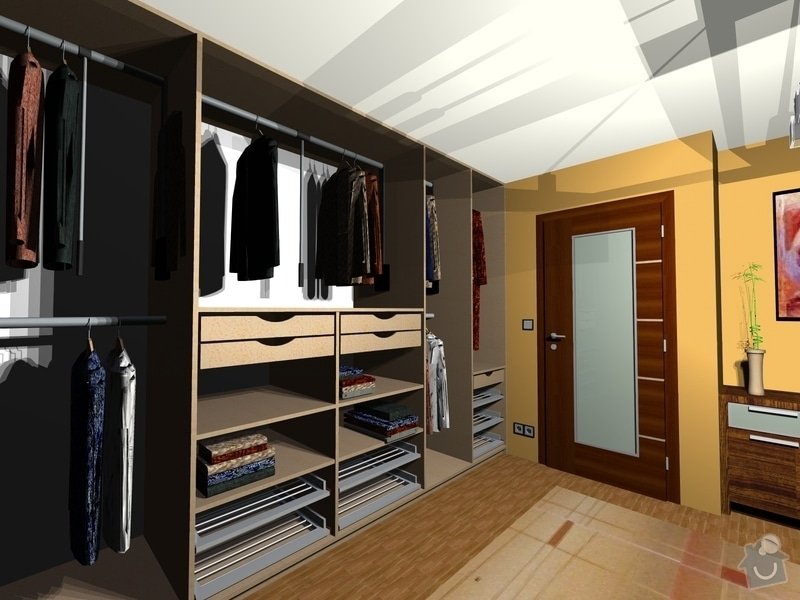 On-line návrh interiéru ložnice: Loznice12