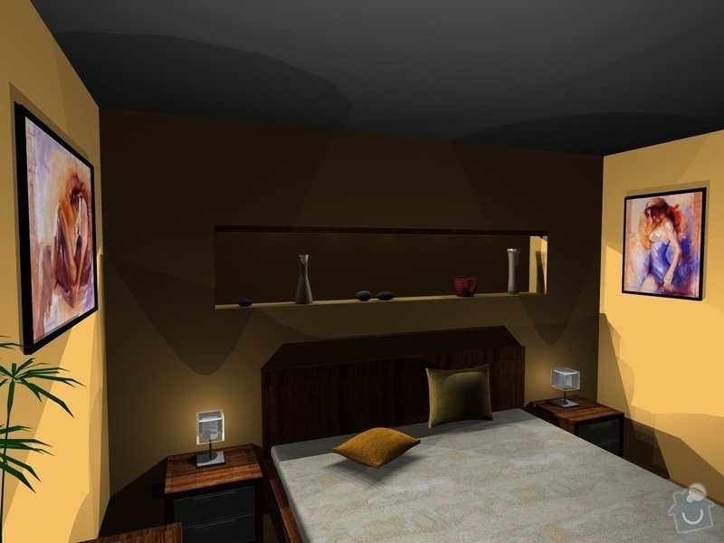 On-line návrh interiéru ložnice: Loznice8
