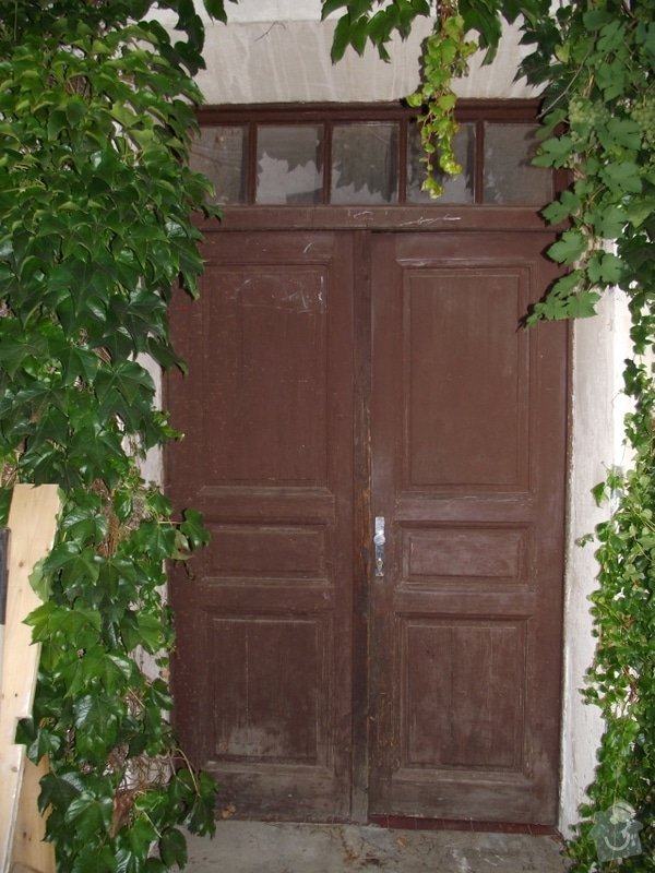 Výroba a instalace 3 dvoukřídlých dveří (replika): do_zahrady