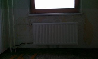 Výměna 5ti radiátorů v panelovém domě