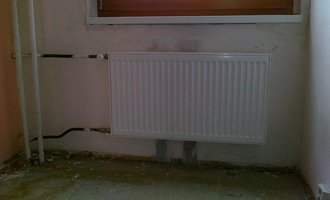 Výměna 5ti radiátorů v panelovém domě