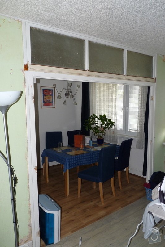 Rekonstrukce obývacího pokoje v panelovém bytě: P1030115
