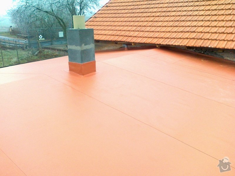 Izolace střechy na muzeum železnice Zbýšov: 23112011331