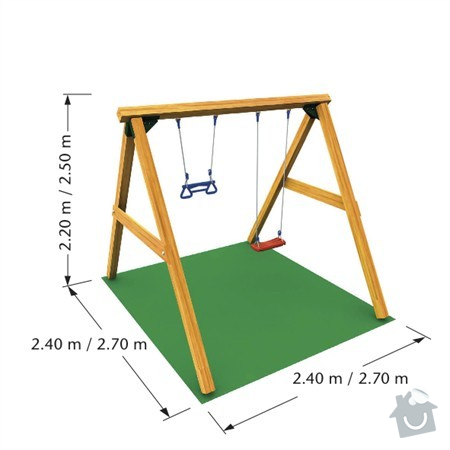 Zahradní domeček: houpacka