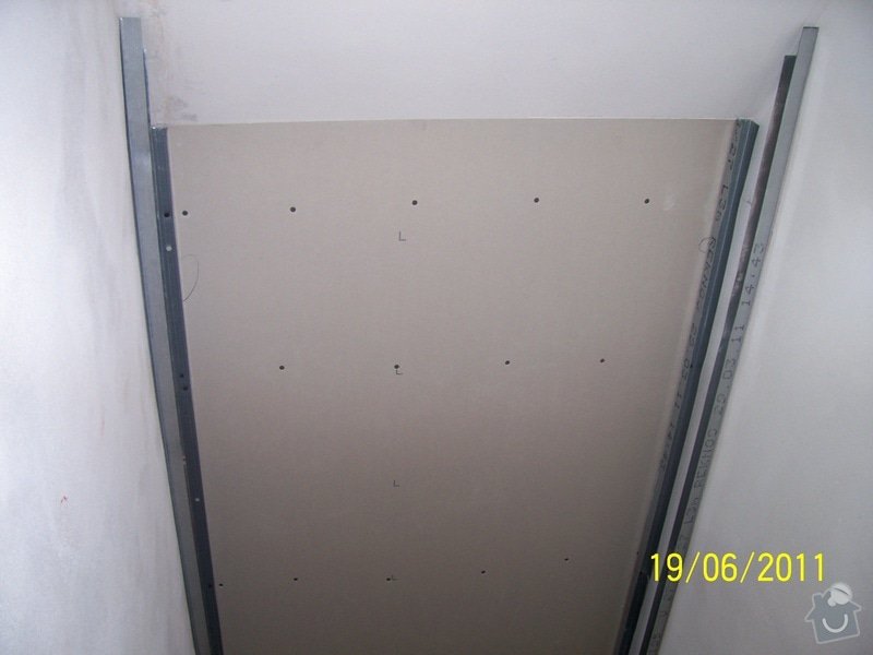 Sádrokartonářské obklady-stropy, stěny, podkroví, schody: 100_6025