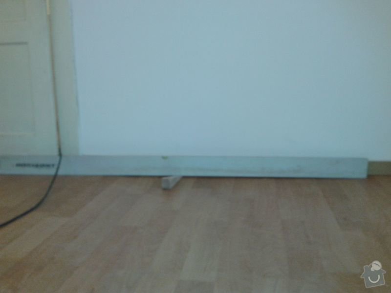 Pokládku laminátové plovoucí podlahy: Podlaha_obyvak_III