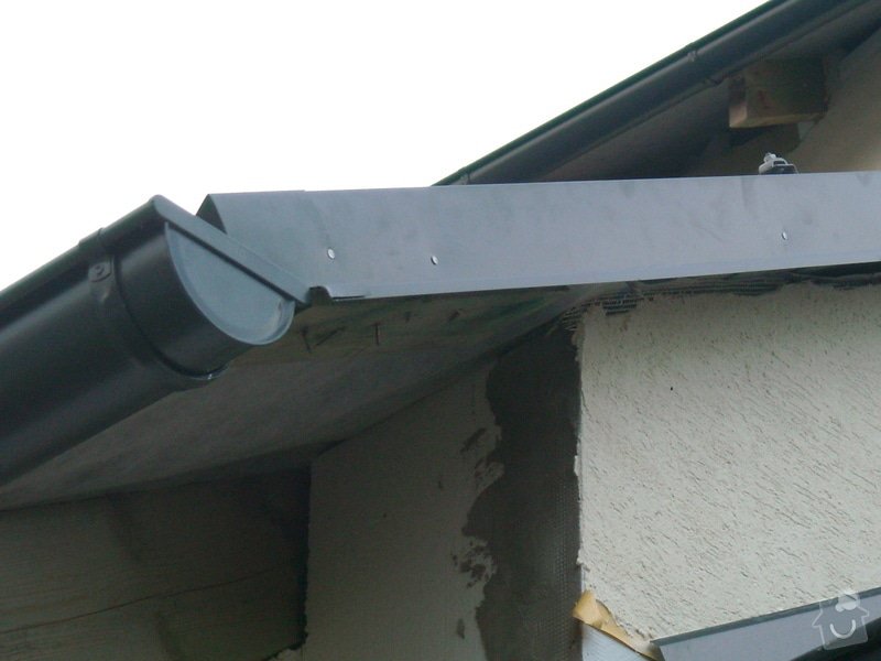 Pokrytí střechy šindelí + klempířské práce: snimek_130
