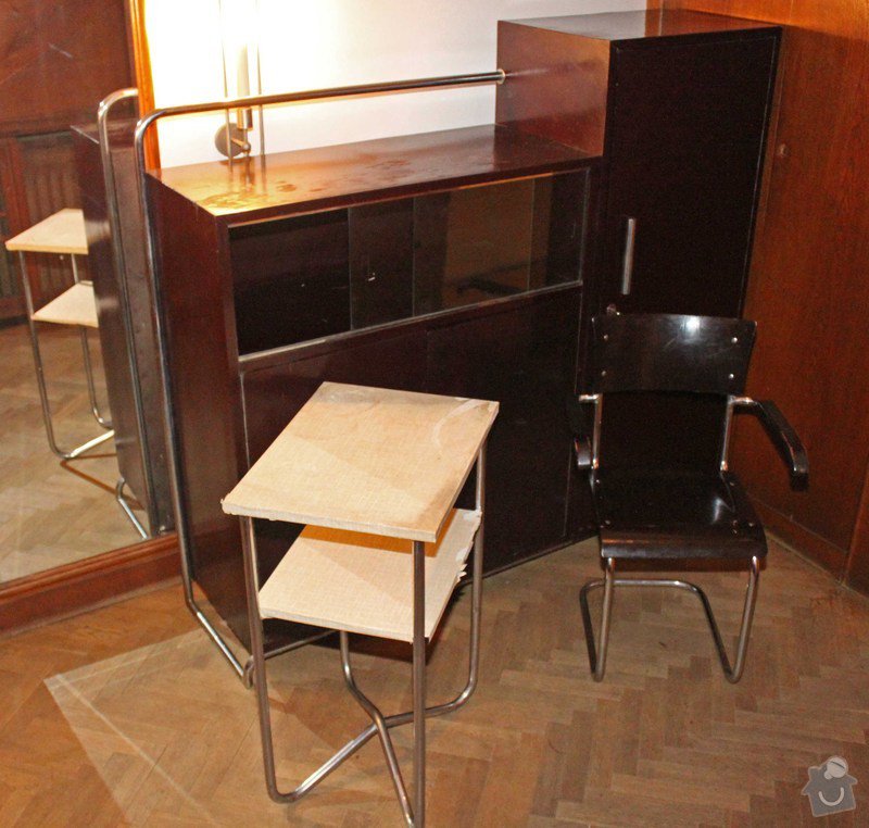 Lakování nábytku: Sekretar_stolek_kresilko