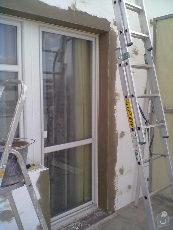 Zeteplení části domu + Instalace okenních parapetů a nátěr omítky: 15092011164