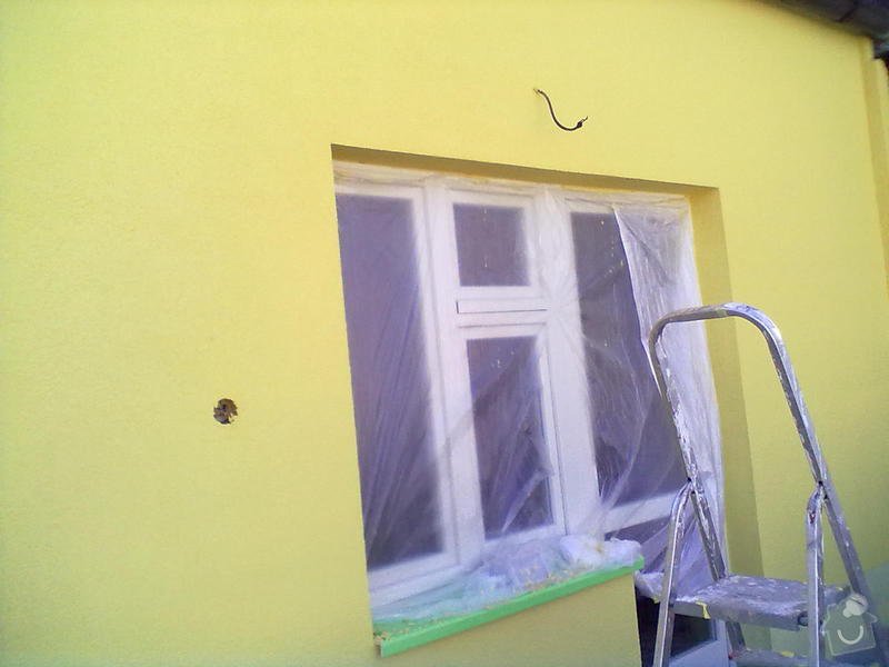 Zeteplení části domu + Instalace okenních parapetů a nátěr omítky: 21102011188