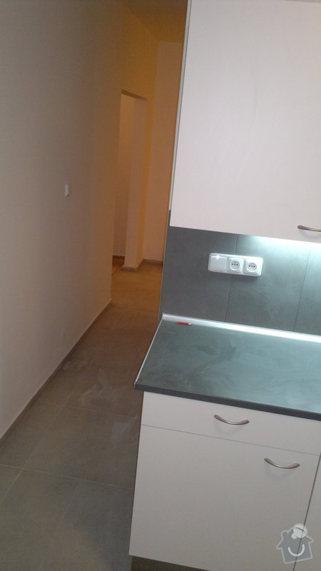 Přestavba SDK bytového jádra za zděné+rekonstrukce kuchyně a chodby: 241020112385