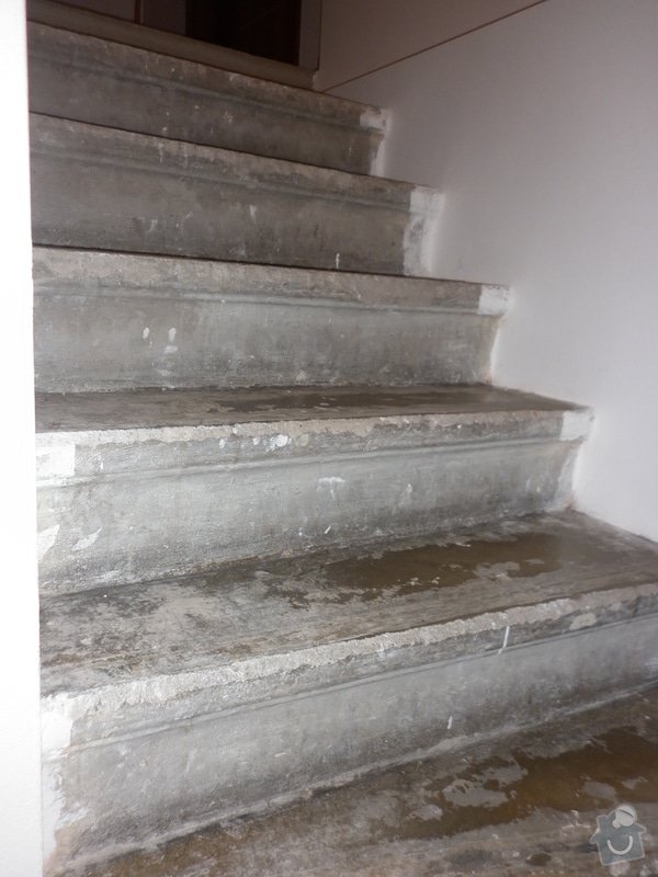 Výroba obložení betonových schodů: P1000705