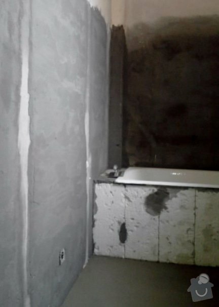 Vydlaždičkování koupelny 18m2, pokládka podlahy v koupelně 3m2: Renovace_koupelny_4_