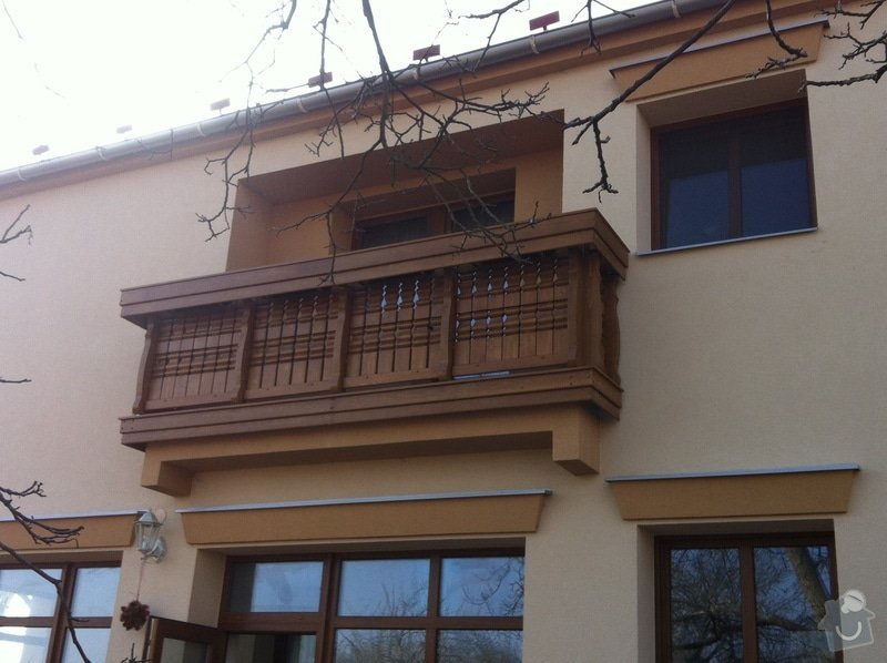 Výroba dřevěného balkónu v alpském stylu: IMG_3158