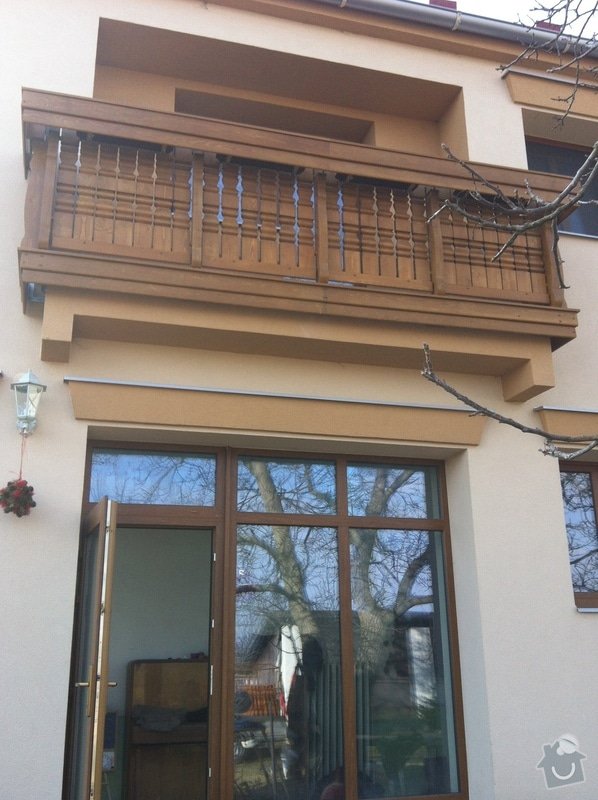 Výroba dřevěného balkónu v alpském stylu: IMG_3162