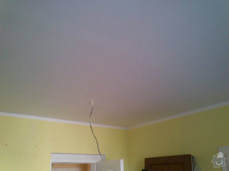 Snížení a zateplení stropu v kanceláři, včetně malování: sk17i_020