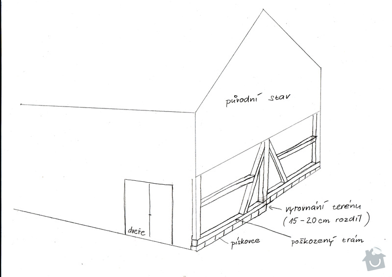 Rekonstrukce dřevěné stodoly: IMG_0001