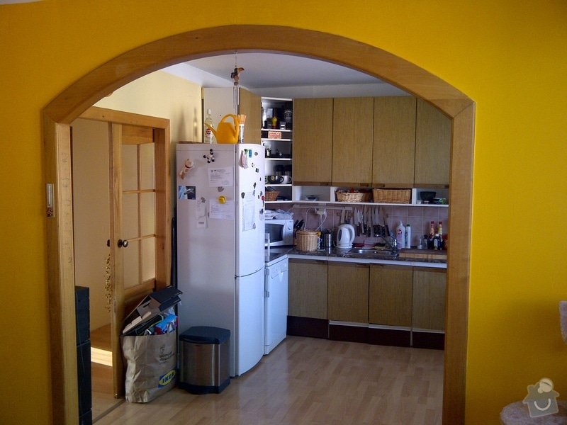 Rekonstrukce bytu, výroba kuchyňské linky: IMG-20120214-02499
