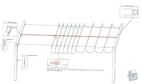 Ocelová pergola: Shade_details1