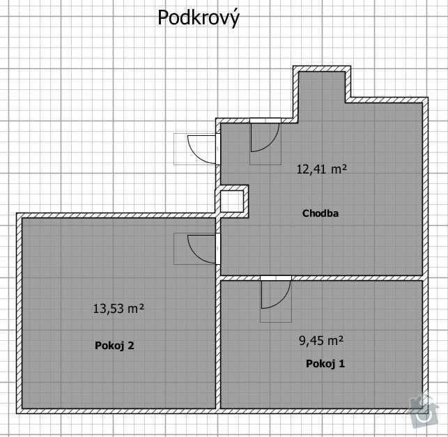 Poptávka na rekonstrukci topení: Podkrovy