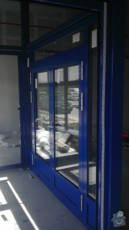 Montáž AL oken a dveří ve výrobní hale: IMAG0256
