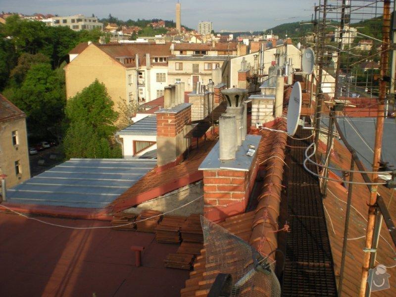Revitalizace a izolace střechy činžovního domu: DSCN4170