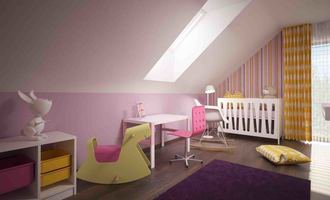 Návrh dětského pokoje a pokoje pro hosty