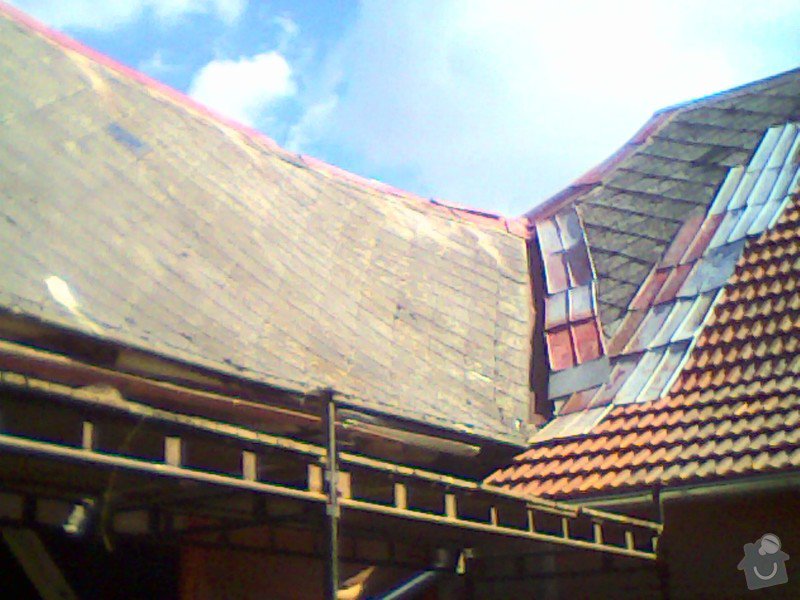 Rekontrukce střechy na selském stavení: IMG0296A