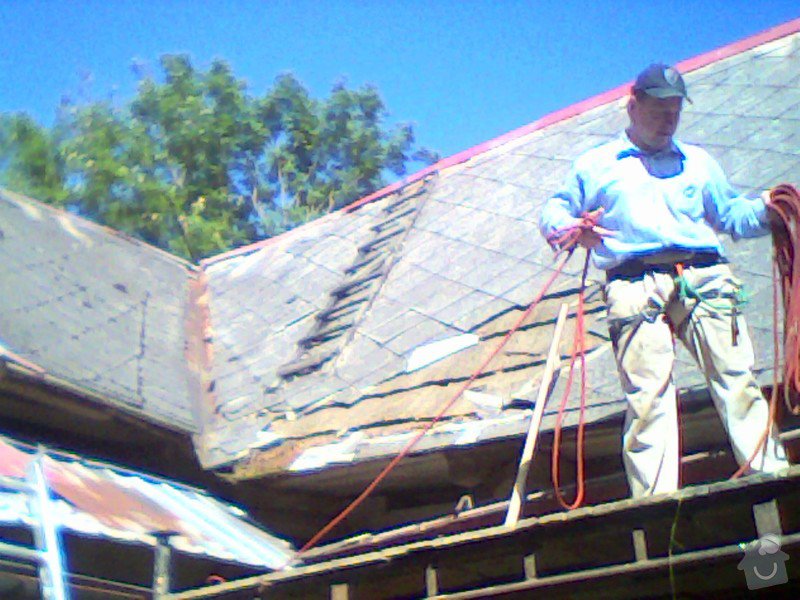Rekontrukce střechy na selském stavení: IMG0299A