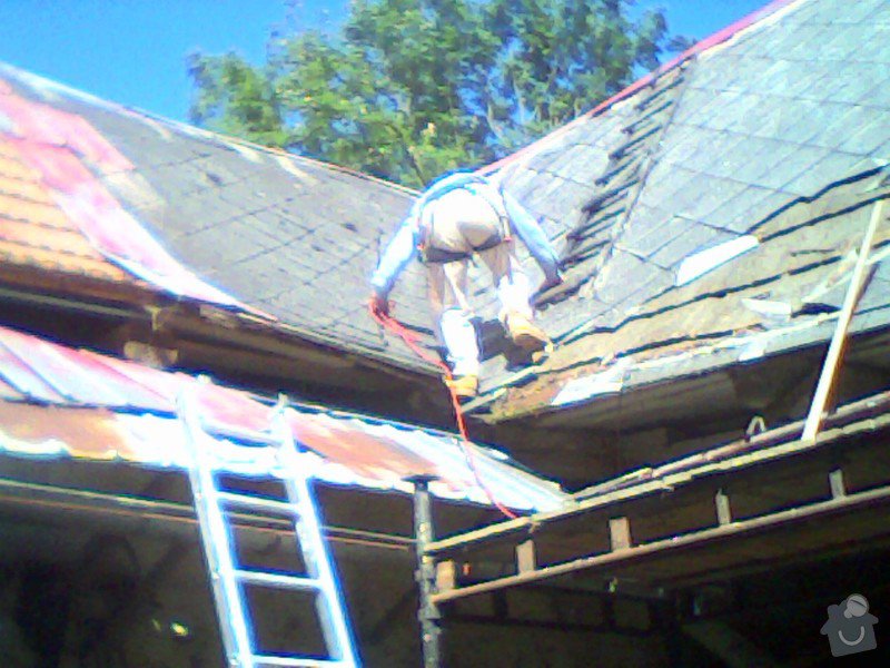 Rekontrukce střechy na selském stavení: IMG0300A