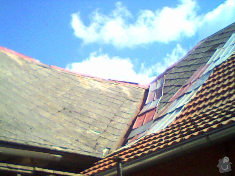 Rekontrukce střechy na selském stavení: IMG0301A